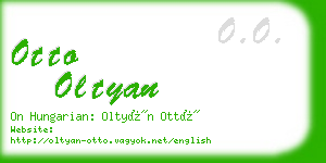 otto oltyan business card
